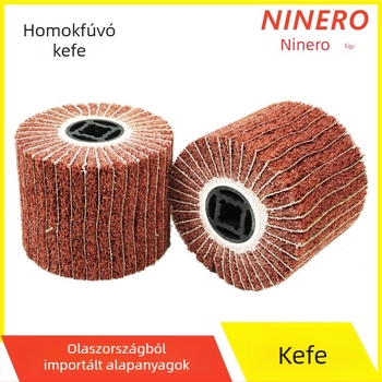 NINERO Abrázív Kerekek: Drót Húzó Kerék, Szivacsos Súroló Kerék, Polírozó Kerék, Nylon Kerék, Barna Korund, 80# Szemcse