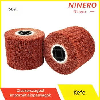 NINERO Abrázív Kerekek: Drót Húzó Kerék, Szivacsos Súroló Kerék, Polírozó Kerék, Nylon Kerék, Barna Korund, 80# Szemcse