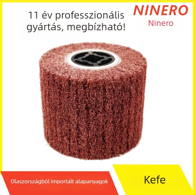 NINERO Abrázív Kerekek: Drót Húzó Kerék, Szivacsos Súroló Kerék, Polírozó Kerék, Nylon Kerék, Barna Korund, 80# Szemcse