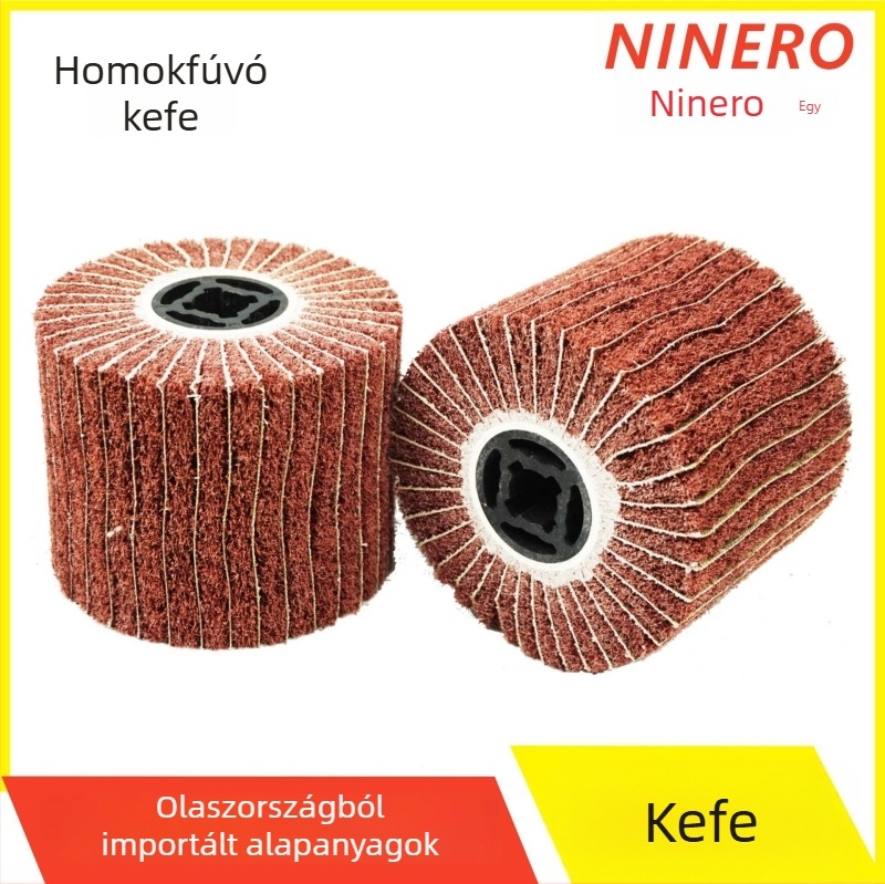 NINERO Abrázív Kerekek: Drót Húzó Kerék, Szivacsos Súroló Kerék, Polírozó Kerék, Nylon Kerék, Barna Korund, 80# Szemcse