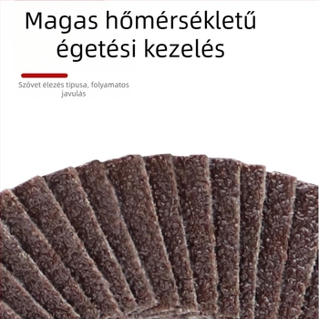 100 mm-es polírozó korong szögcsiszolóhoz – fa és rozsdamentes acélhoz