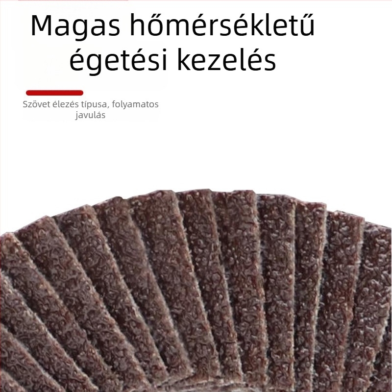 100 mm-es polírozó korong szögcsiszolóhoz – fa és rozsdamentes acélhoz