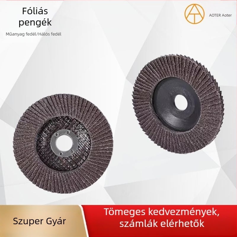 100 mm-es polírozó korong szögcsiszolóhoz – fa és rozsdamentes acélhoz