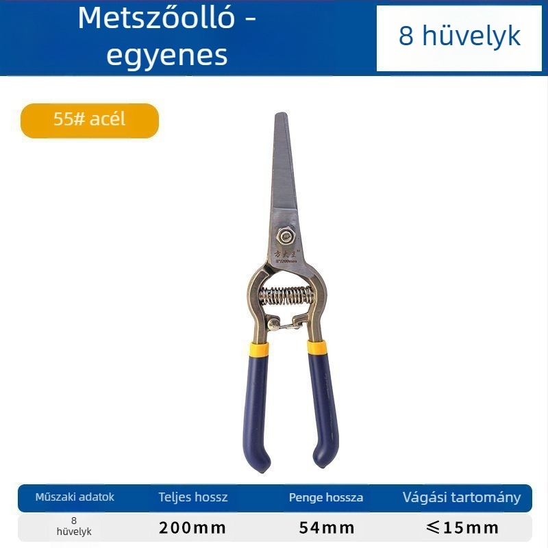 King Fang Ágvágó és Metszőolló ágakhoz és fákhoz, gyümölcs- és virágvágó olló, kertészeti oltási eszközök