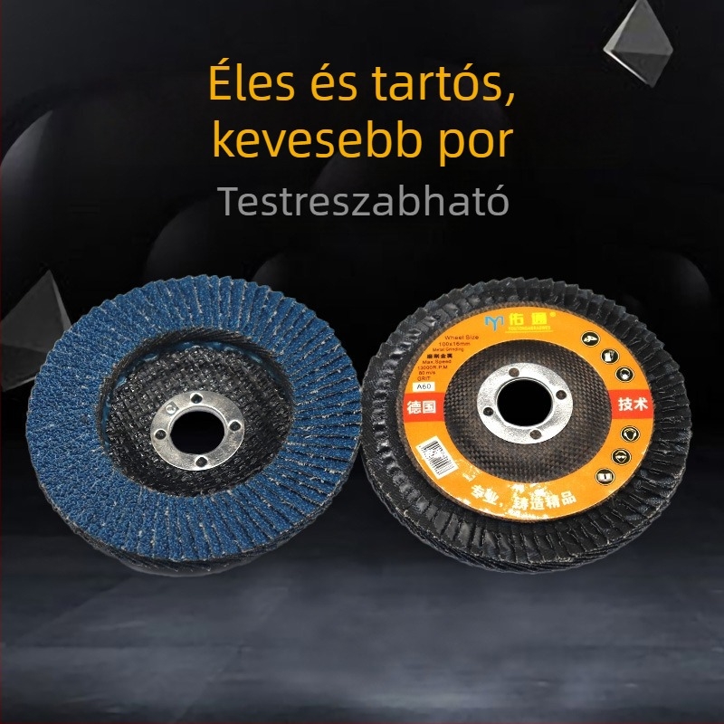 Flap disc rozsdamentes acélhoz – csiszolás és polírozás szögcsiszolóhoz