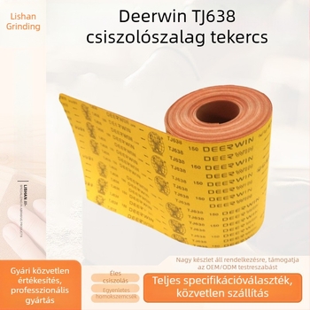 Deer King TJ638 polírozó csiszoló szalag tekercs rozsdamentes acél polírozásához