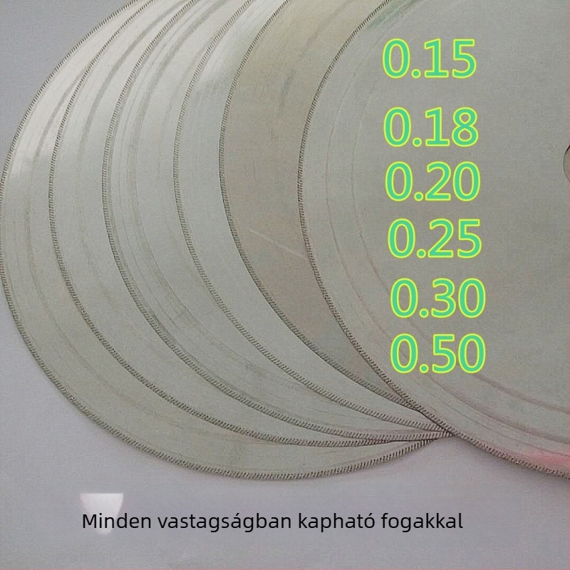 Golden Valley márka vékony kerf vágó fűrészlap kövekhez, ferde fogú Jade, Achát, Márvány (6 hüvelyk, 8 hüvelyk)