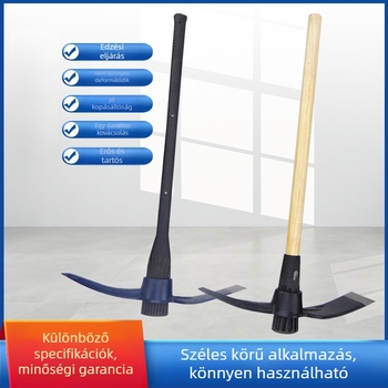 Magas széntartalmú acélból kovácsolt kalapácsfej ipari, bányászati és mezőgazdasági eszközökhöz — 85 mm széles kapa test, teljes hossz 468 mm, modell P406B 6710