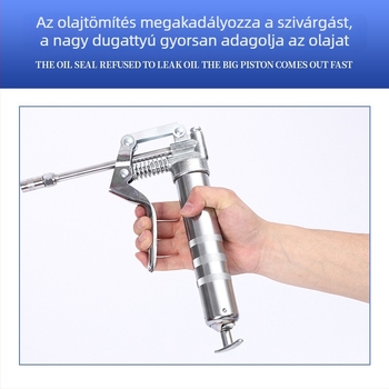 Egykezes mini zsírzópisztoly – kézi működtetésű, magas nyomású, kompakt zsírzóeszköz automatikus szellőztetéssel