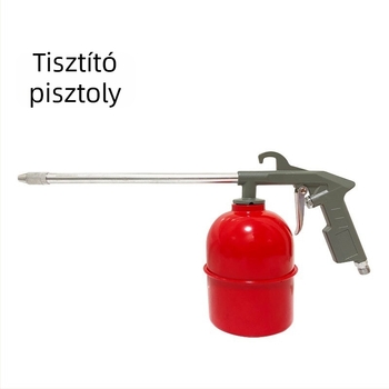 Magasnyomású vízpisztoly autómosáshoz, 5 darabos pneumatikus készlet, porfúvópisztoly, tisztítópisztoly, gumiabroncsnyomás-pisztoly, magas atomizációjú permetező