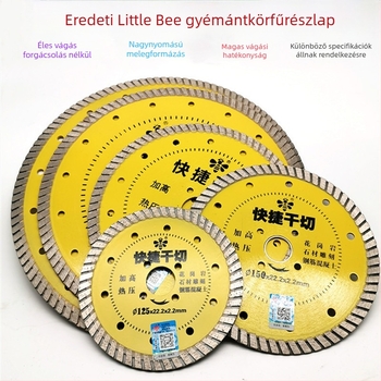 Little Bee 5–10 hüvelykes gyémánt vágókorong kő – gránit és márvány, száraz vágás