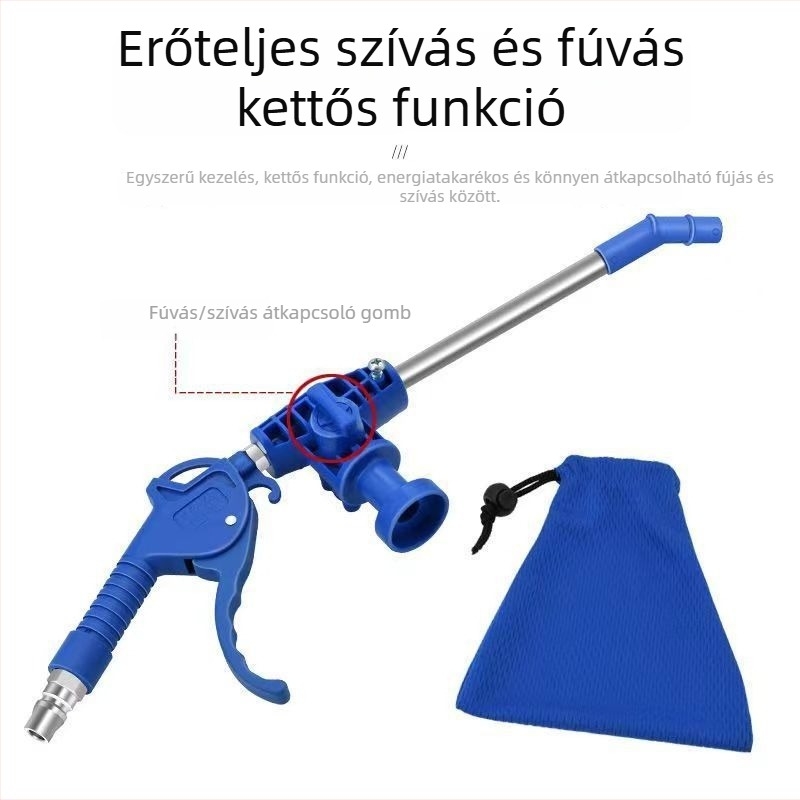 Ipari méretű kettős funkciójú pneumatikus por- és kifúvópisztoly
