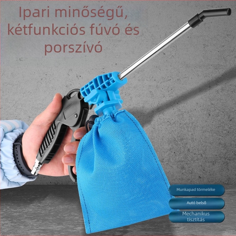 Kézi pneumatikus por- és szívópisztoly por eltávolítására