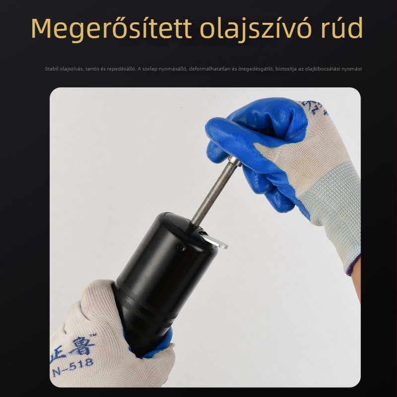 400 ml-es pisztoly-stílusú kézi vajinjektor, egykezes, ipari minőségű, mini