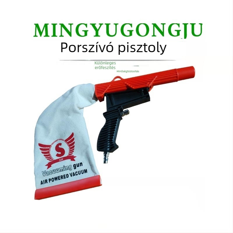 Abroncspor-szívó pisztoly és pneumatikus porfúvó autókhoz