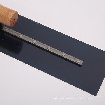 40 cm-es kék acél padlóglettelő trowel – sík glett spatula