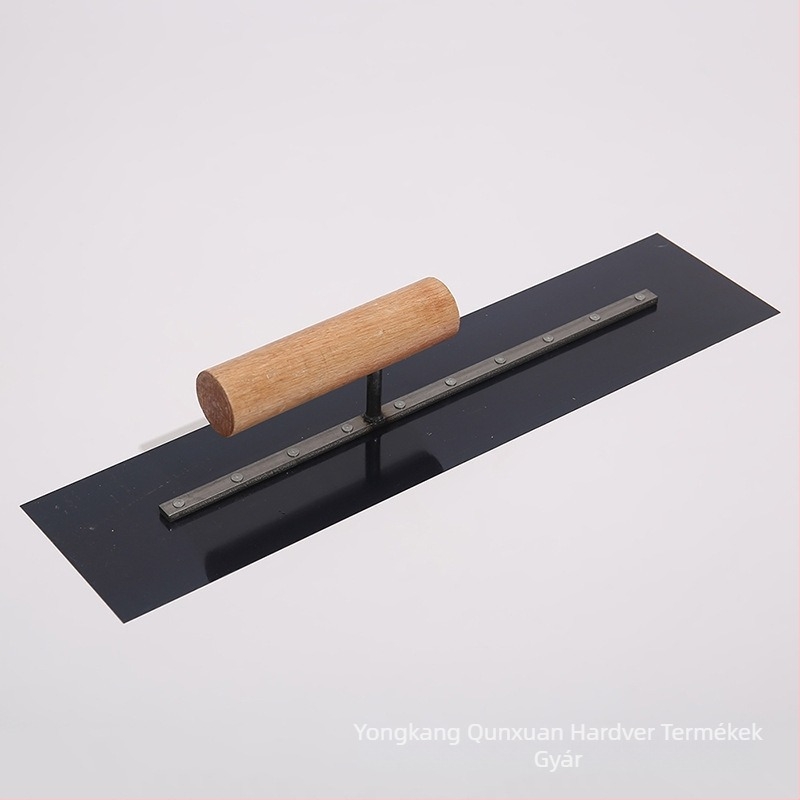 40 cm-es kék acél padlóglettelő trowel – sík glett spatula