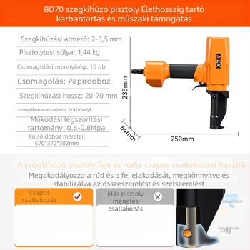 Meixin MEX BD70 pneumatikus szögkihúzó