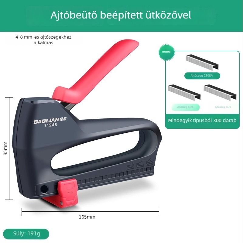Kézi szögbelövő faipari munkákhoz