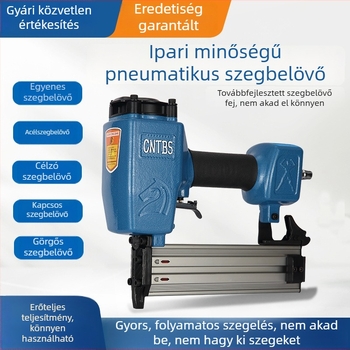 F30 pneumatikus szögbelövő, egyenes, 15–64 mm, 50 db kapacitás, faipari és díszítő feladatokhoz