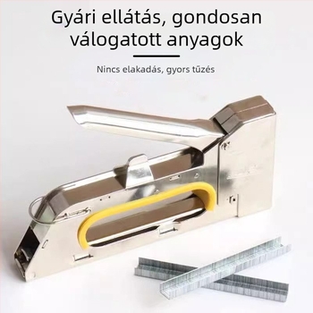 Kézi és pneumatikus szögpisztoly, modell 1008F, U-típusú, bútoripari felhasználásra