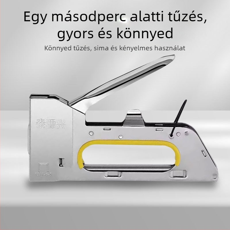 Kézi és pneumatikus szögpisztoly, modell 1008F, U-típusú, bútoripari felhasználásra