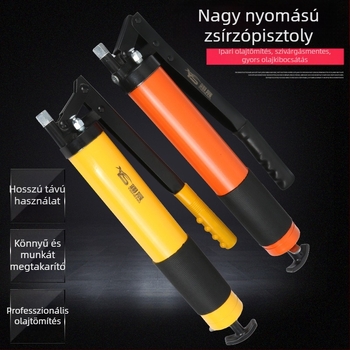 Személyre szabott magasnyomású kézi zsírzópisztoly, karos kivitel, 600 ml (egy- vagy kétkaros verzió)