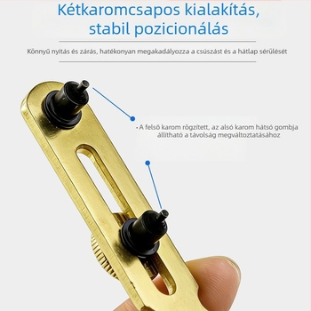 Kétkaros fém óra nyitó – házfedél nyitására, elem- és alkatrészcsere órához