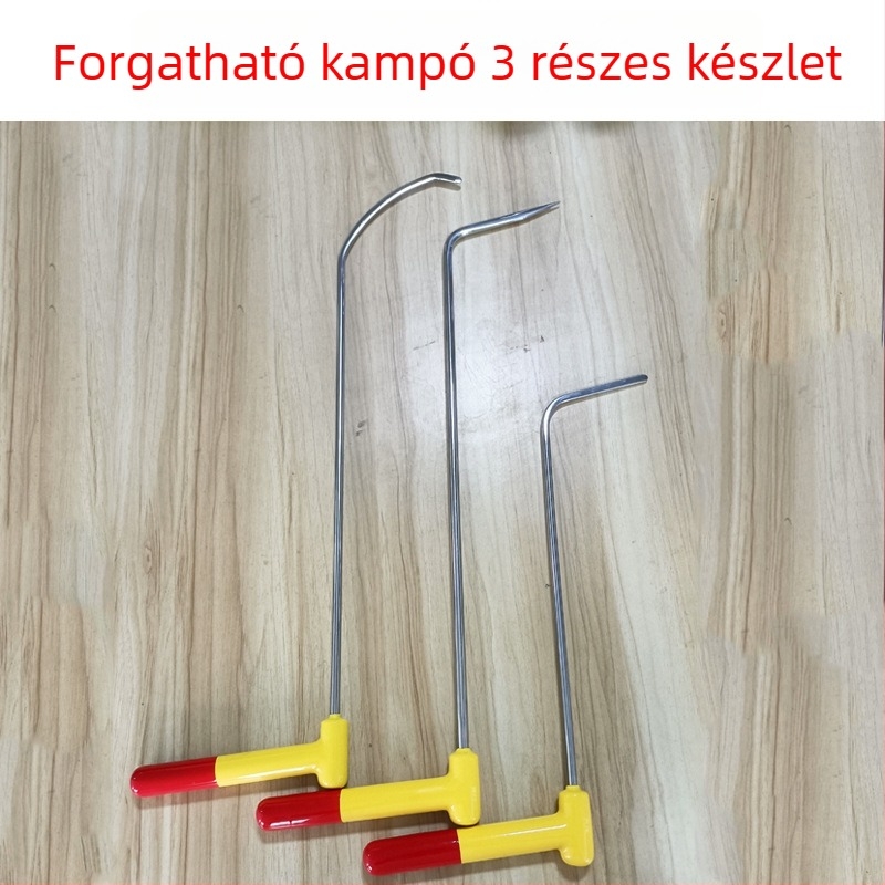 PDR King Autó karosszéria horpadásjavító készlet – forgó horog, horpadás-kiemelő és lökhárító eszköz