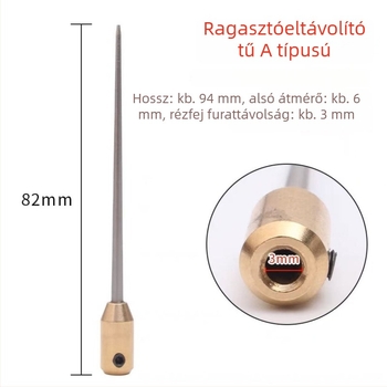 OCA ragasztó eltávolító eszköz – durva acéltűk, kúpos acéltűk, 9 cm hosszú, különböző hosszúságú és vastagságú tűk a ragasztó gördítéséhez
