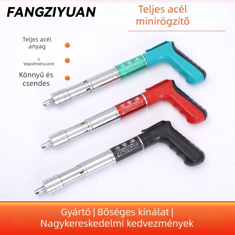 Teljes acélból készült mini pneumatikus szögbelövő otthoni víz- és elektromos felújításokhoz