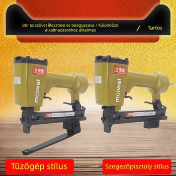 1022 Pneumatikus szegező bőrt, textilt és kartont összekötő alapkerettel