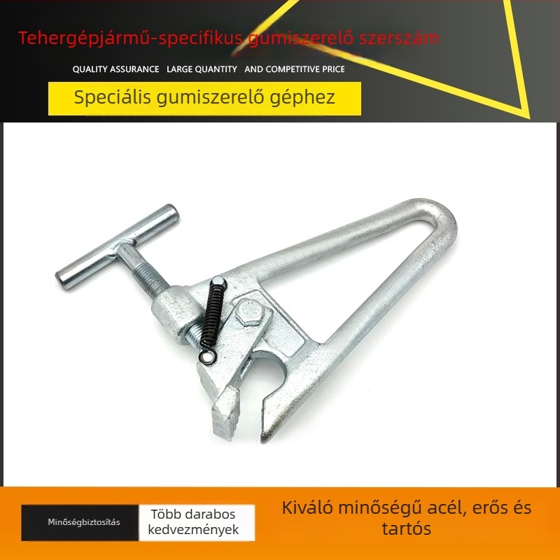 Nagy méretű gumiabroncs csere kiegészítők: felhelyező csipesz és demontáló csipesz