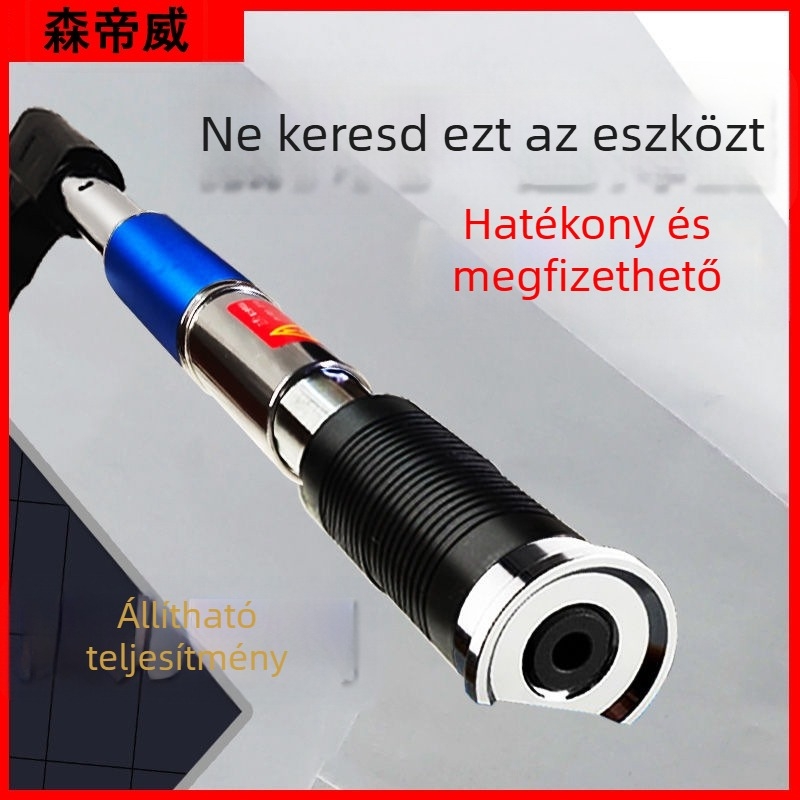 Mennyezeti szegező pisztoly hangtompítóval és integrált vezetékcsatornával gipszkartonhoz