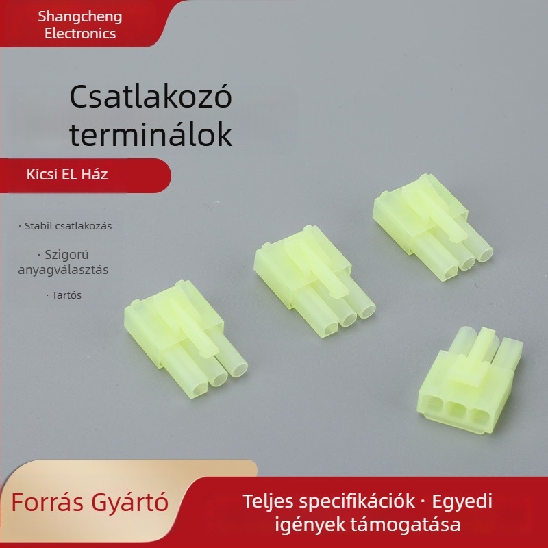 Zöld EL csatlakozó 4,5 mm-es RC modell repülőhöz, férfi és női dugó, érintkező, 2-pin akkumulátor csatlakozó
