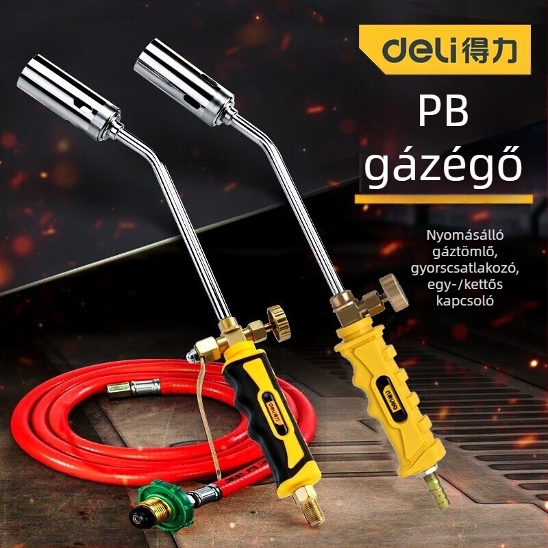 Otthoni használatra szánt bután-gázos lángolópisztoly, hegesztésre, magas hőmérsékletű olvasztáshoz