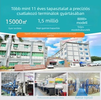 SC típusú rézcső terminál, peephole nyílású, hidegpreselt kábelcsatlakozó