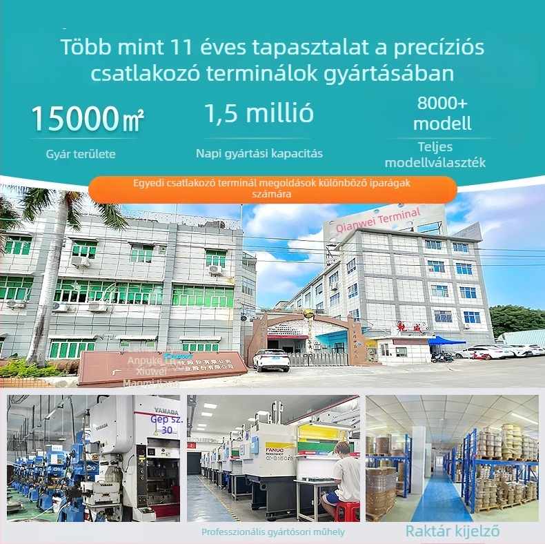 SC típusú rézcső terminál, peephole nyílású, hidegpreselt kábelcsatlakozó