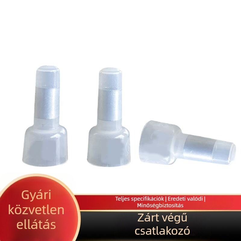 CE2 vezetékcsatlakozó izoláló sapkával és gyors terminállal