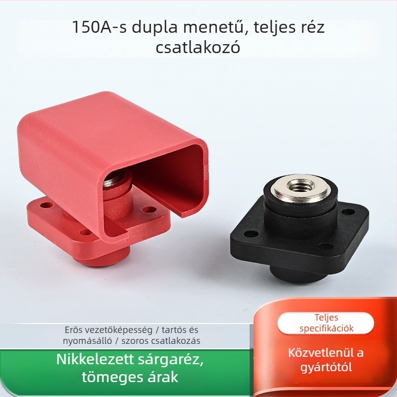 Kétmenetes 50A-500A terminálblok Lithium akkumulátorokhoz elektromos járművekhez