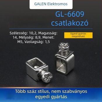 GL-6609 DZ47 terminálblokk elektromos mérőhöz, C45 vas terminál