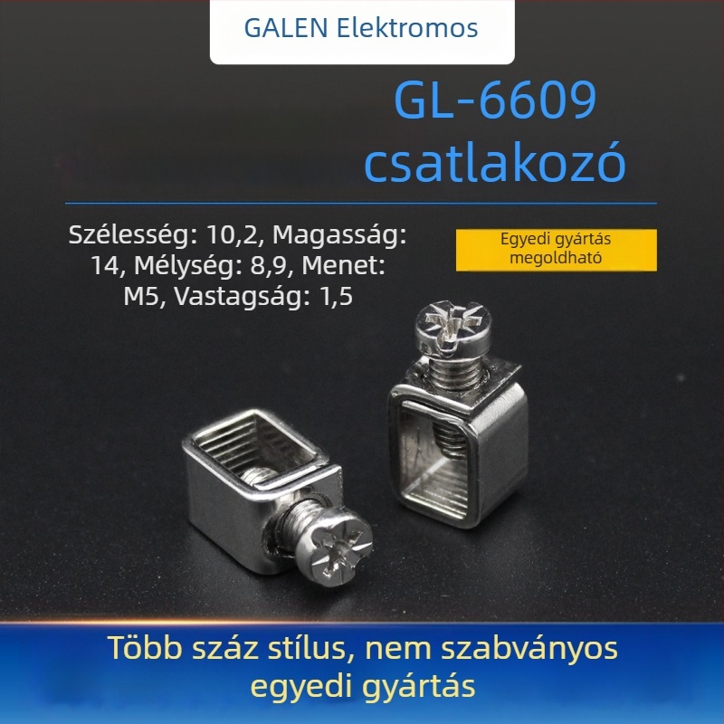 GL-6609 DZ47 terminálblokk elektromos mérőhöz, C45 vas terminál