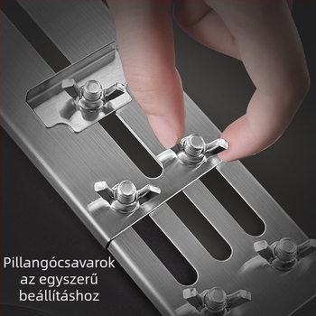 Háztartási konyhai késélező kő tartója, állítható és kinyitható élező állvány a mosogató mellé