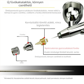 Hybrid Gen 0,3 mm-es aerográf modell javítására és festésére