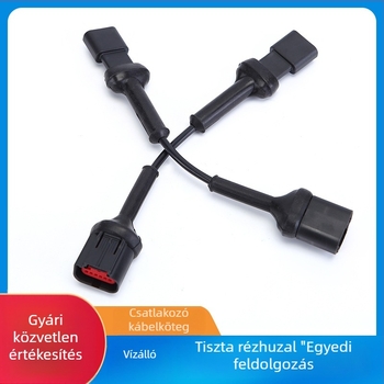 Por- és vízálló, tiszta réz autóelektronikai csatlakozókábel PVC terminálvezetékekkel, univerzális