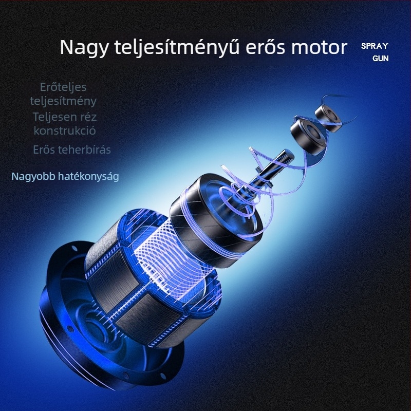 Ipari minőségű kézi elektromos spraypisztoly latex- és vízbázisú festékhez