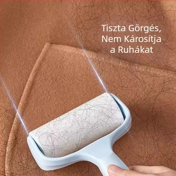 Új szöszmentesítő görgő papírlapokkal ruhákhoz
