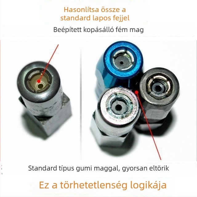 Törhetetlen prémium zsírpisztoly sík fejjel – professzionális kategóriájú, tartós nagy nyomású pisztolyfejek kiegészítők exkavátorokhoz és rakodókhoz