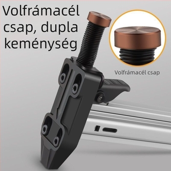 Kézi szögezőpisztoly acél szögekkel, egyenes heggyel, cementfalakhoz, acélszalagos szögekhez, félautomata működés