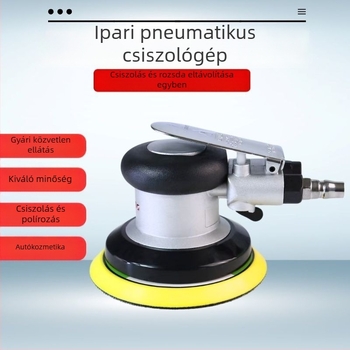 Pneumatikus korongos csiszoló a fém-, autó- és fafelületek polírozásához